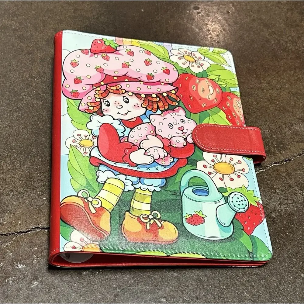 Strawberry Shortcake A5 Binder w/ Printed Stationery paper & Tote